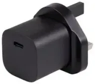 USB C PD Fast Charger, 1x USB C, 20W - TGR-USB-20W-PD-UK-B