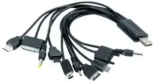 10-In-1 USB Charge Lead for Mobile Phones, Tablets and MP4 Devices -  C-USB-MULTI