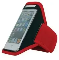 SportBand Mobile Phone Armband Holder for iPhone or Samsung Galaxy - Red -  PH-ARM-RD