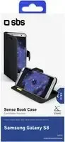 Sense Book Case for Samsung Galaxy S8 - Black -  TEBOOKSENSESAS8K