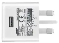 Samsung Fast Mains Charger, White - EP-TA200UWE
