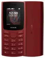 Nokia 105 (2023) Single SIM SIM Free Mobile Phone, Red -  1GF019CPB1L04