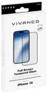 Full Screen Tempered Glass iPhone 15, Transparent - 63882